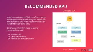 Create a fitness tracker mobile application for sports companies and ...