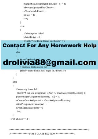Create a Flight class that uses the Plane and Time class. This class.pdf