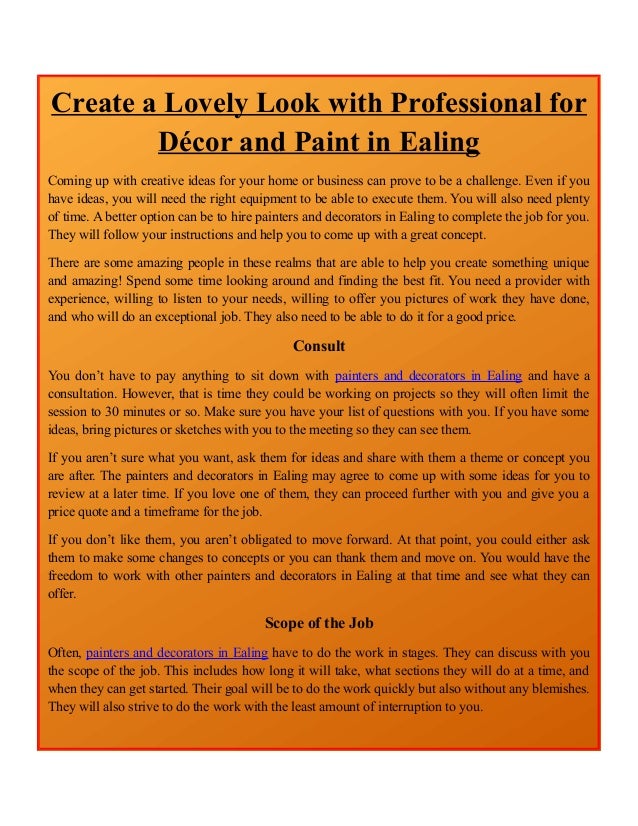 Painter And Decorator Prices >> Create A Lovely Look With Professional Painter And Decorator Prices >> Create A Lovely Look With Professional