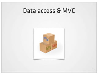 Data access & MVC
 