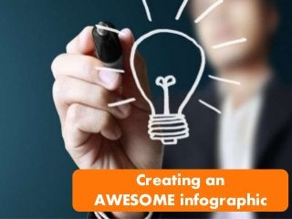Creating an
AWESOME infographic
 