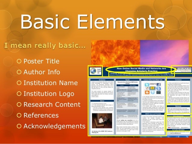 create and design a better academic poster