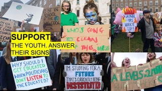 SUPPORT
THE YOUTH. ANSWER
THEIR SIGNS
 