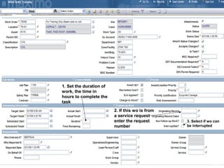 Example Work Order Number Maximo Create a new work order in Ibm Maximo | PPT
