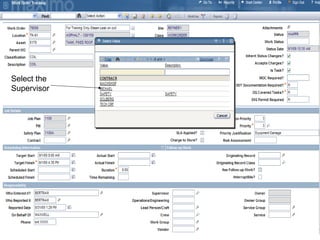 Create a new work order in Ibm Maximo | PPT