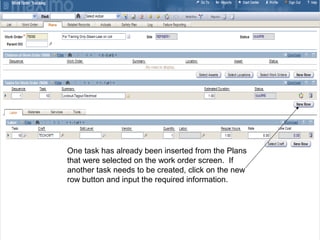 Maximo Work Order Routing Button Create a new work order in Ibm Maximo | PPT