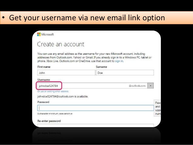 How to create an MSN email account