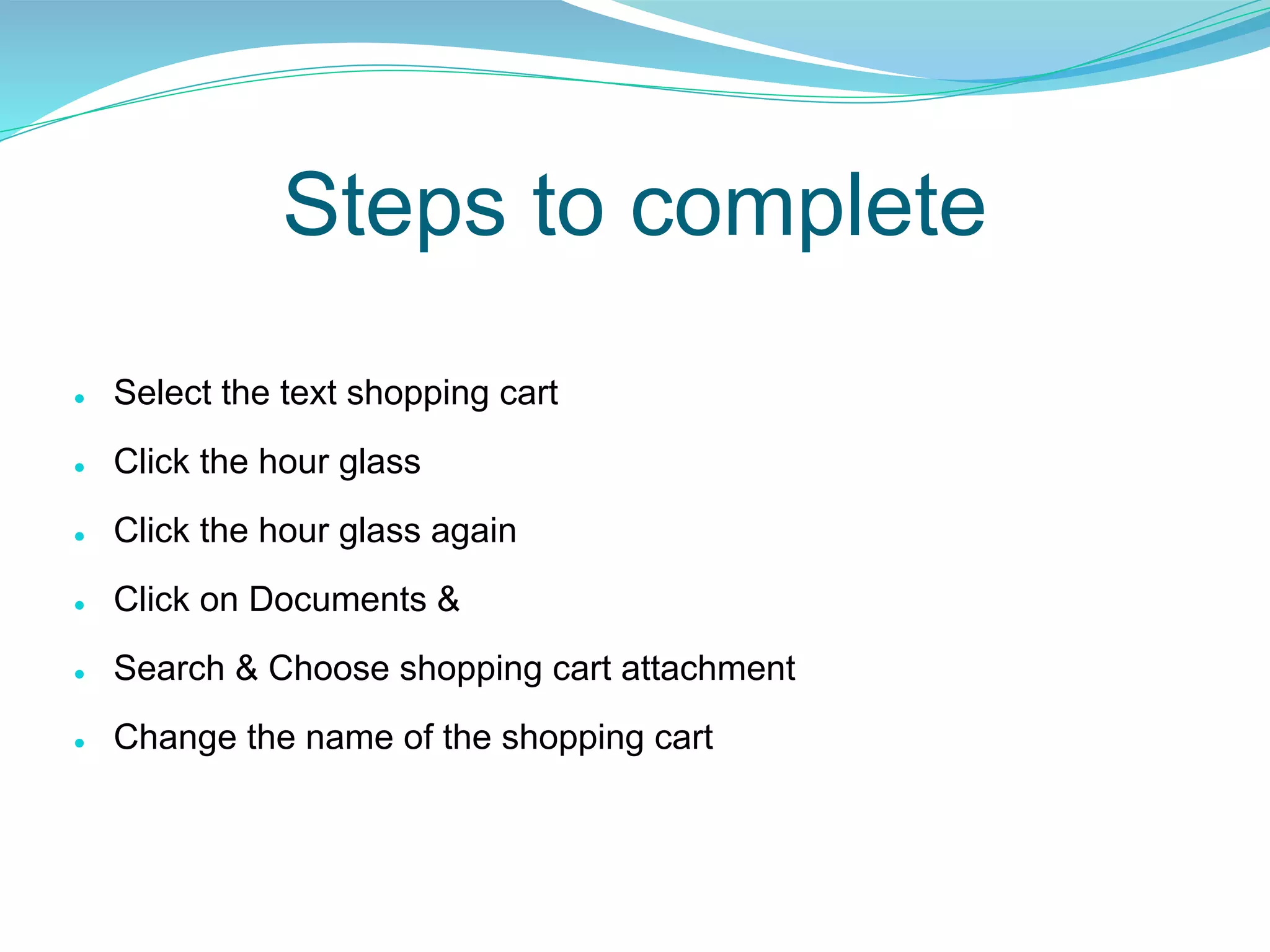 Create a shopping cart in sap | PDF | Grocery Shopping | Shopping