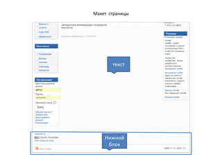 Для создания динамического сайта необходимы: