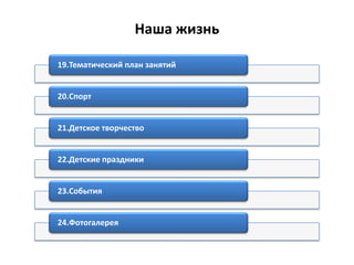 Разделы сайта