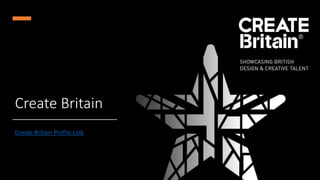 Create Britain
Create Britain Profile Link
 