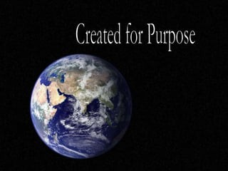 Created for Purpose 