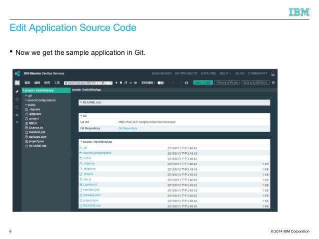 Create docker image with bluemix dev ops