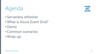 Creating Event Driven Applications with Azure Event Grid | PPTX