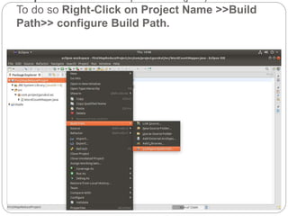 Create & Execute First Hadoop MapReduce Project in.pptx