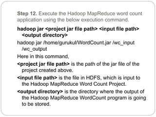 Create & Execute First Hadoop MapReduce Project in.pptx