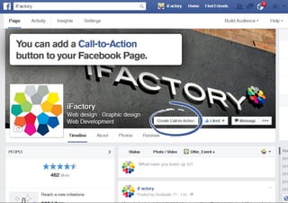 Create Facebook call to action button | PDF