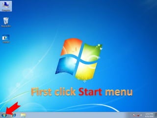Create folder in start Menu in Windows 7