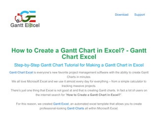 Create Gantt Chart in Excel in 5 minutes - Easy Step by Step Guide.pdf