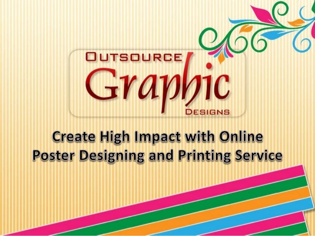 create high impact with online poster designing and printing service