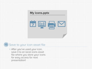 Create icons in PowerPoint | PDF