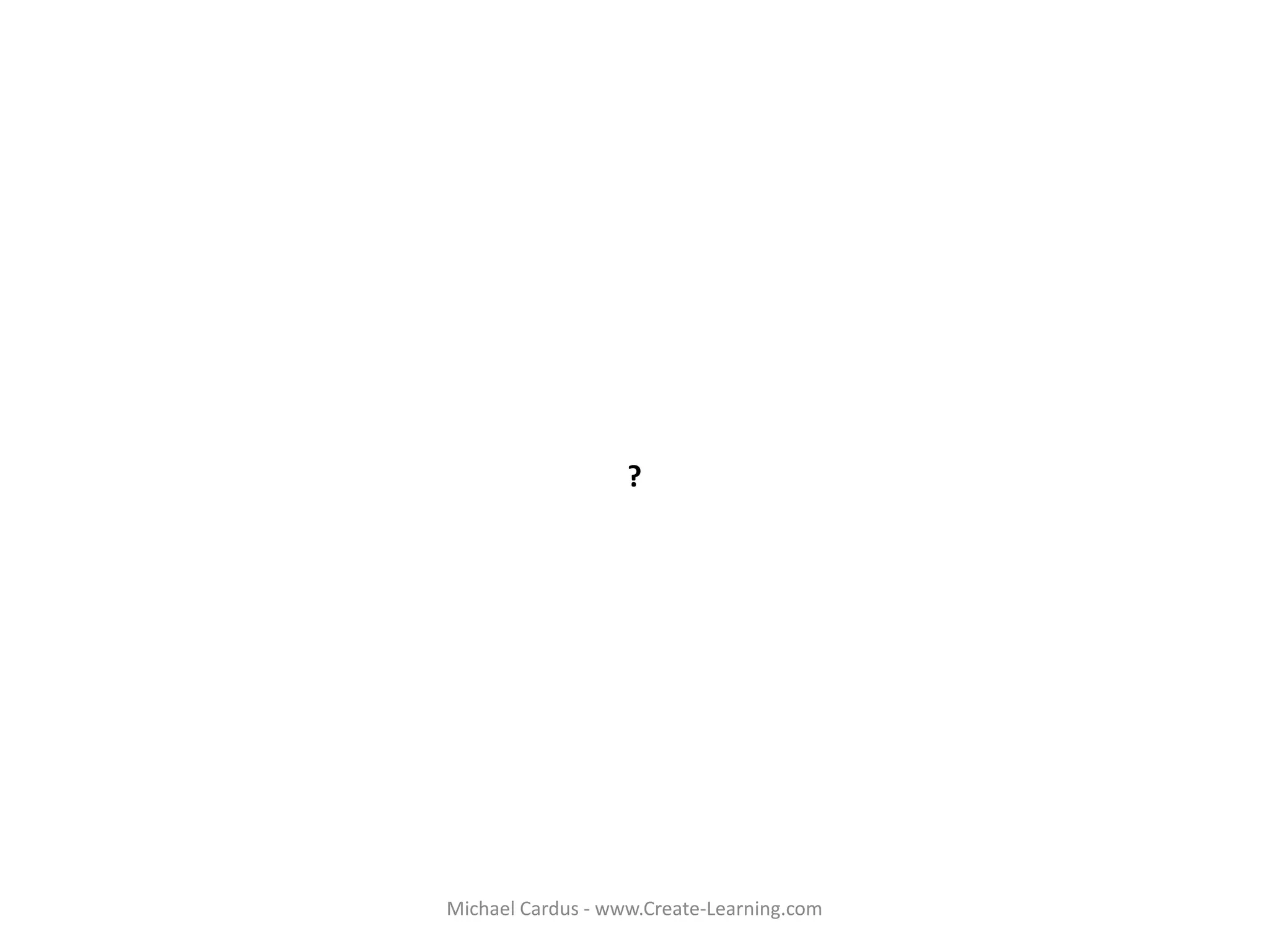 ?
Michael Cardus - www.Create-Learning.com
 