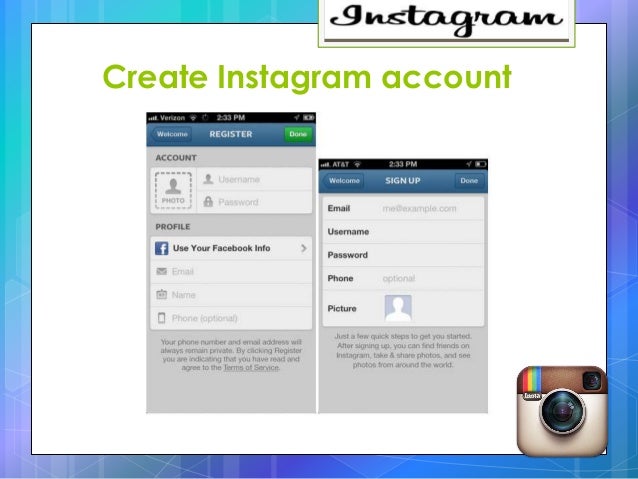  Create instagram account login sign up online