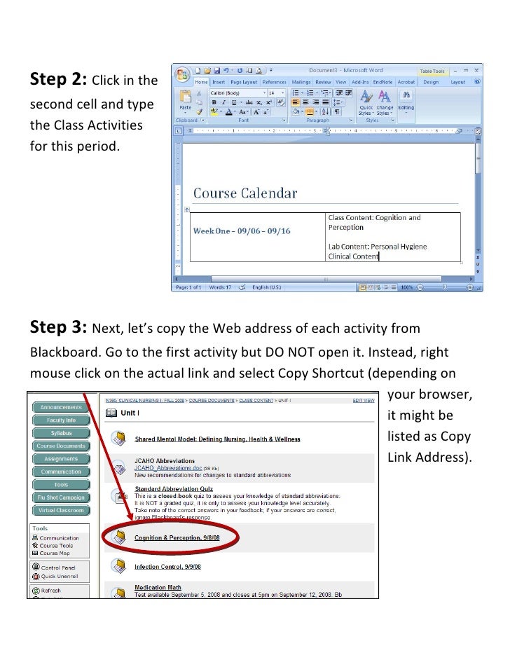 Create interactive calendar