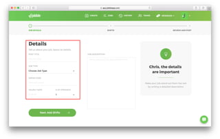 Create a Job With Jobble