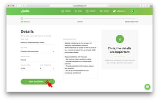 Create a Job With Jobble