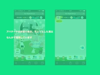 アバターやお部屋の表示、ちょっとした演出
なんかで使用しています
 