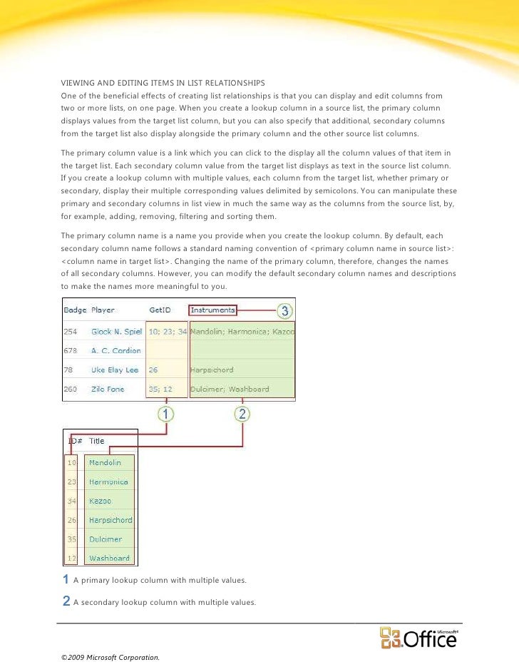 create list