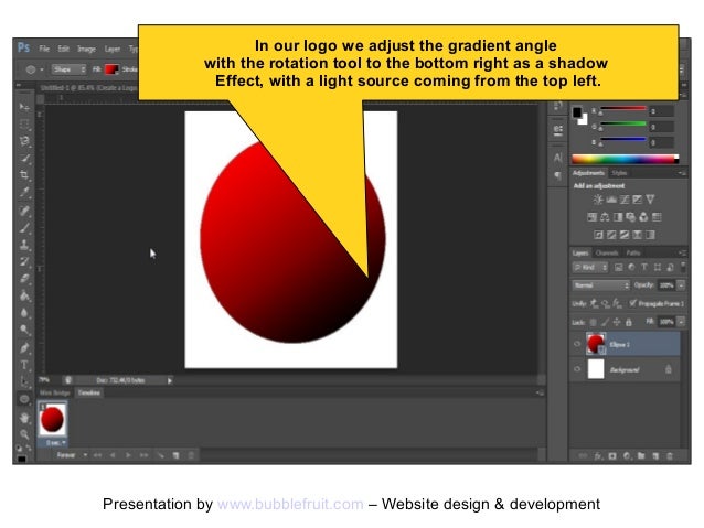 Create a simple logo photoshop