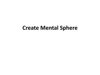 Create Mental Sphere
 