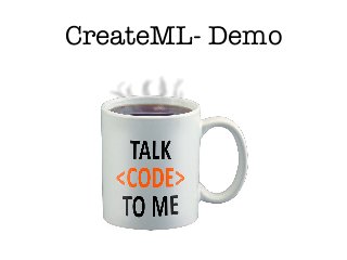 CreateML- Demo
 
