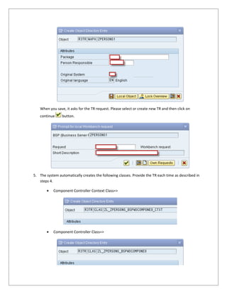 Simple BSP Application Development with Value Node
