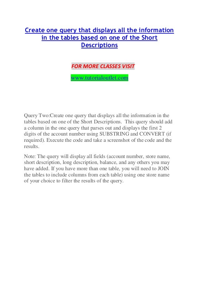 Short Descriptions Something