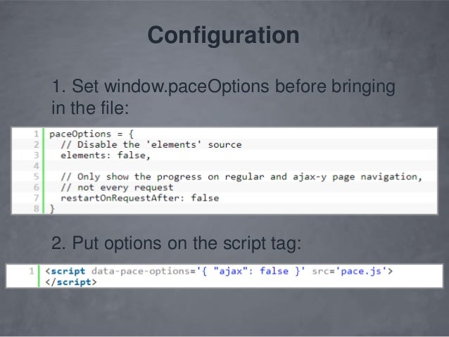 Create Page Load Progress Bar with Pace.js