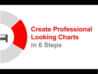Create Professional
Looking Charts
in 6 Steps
 
