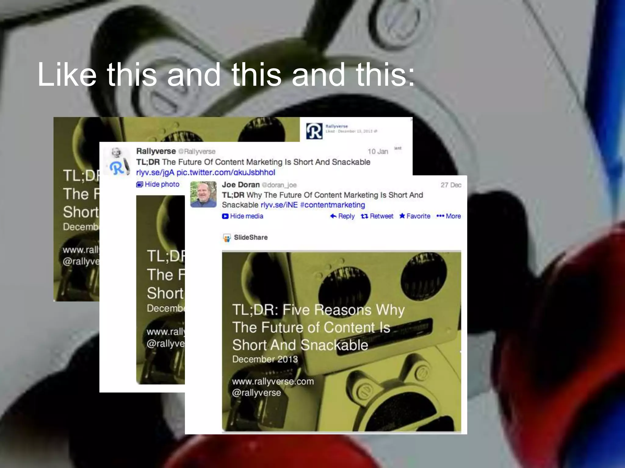 Like this and this and this:

 