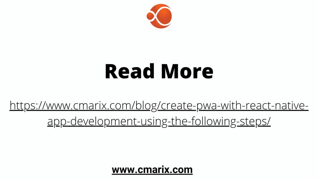 Create PWA with React Native App Development Using the Following Steps.pptx
