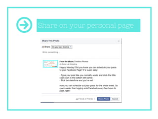 Share on your personal page
 