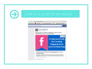 Link to a post in an email
 