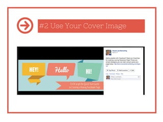 #2 Use Your Cover Image
 