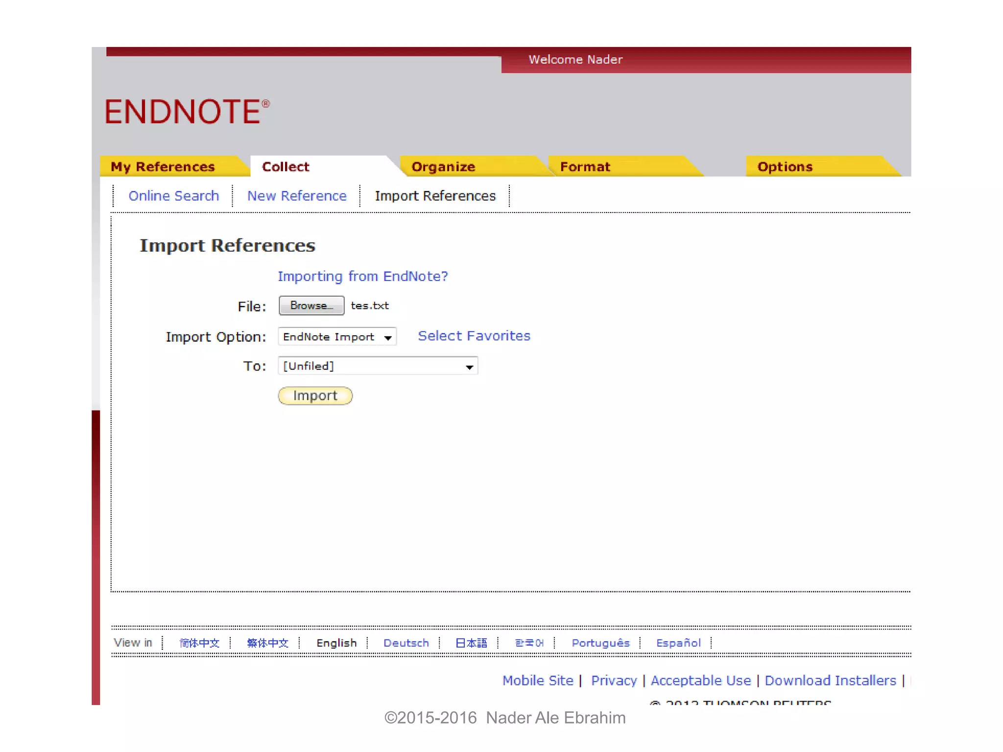 ©2015-2016 Nader Ale Ebrahim
 