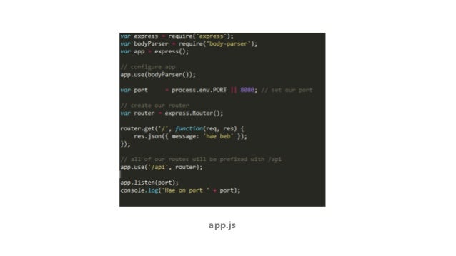 Create simple api using node js