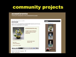 community projects
 