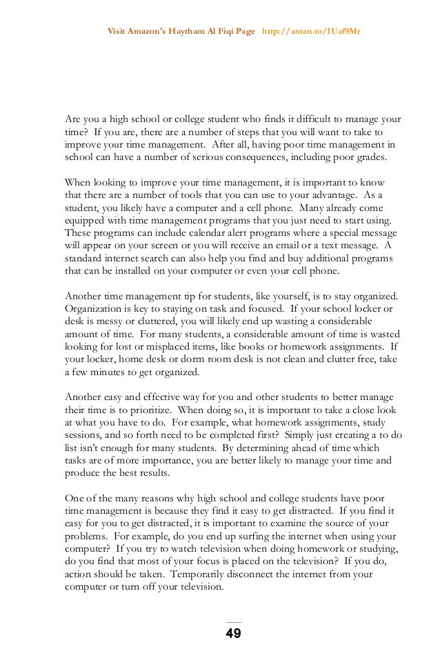 Time Management Why You Should Learn and Practice Proper Time Manage…