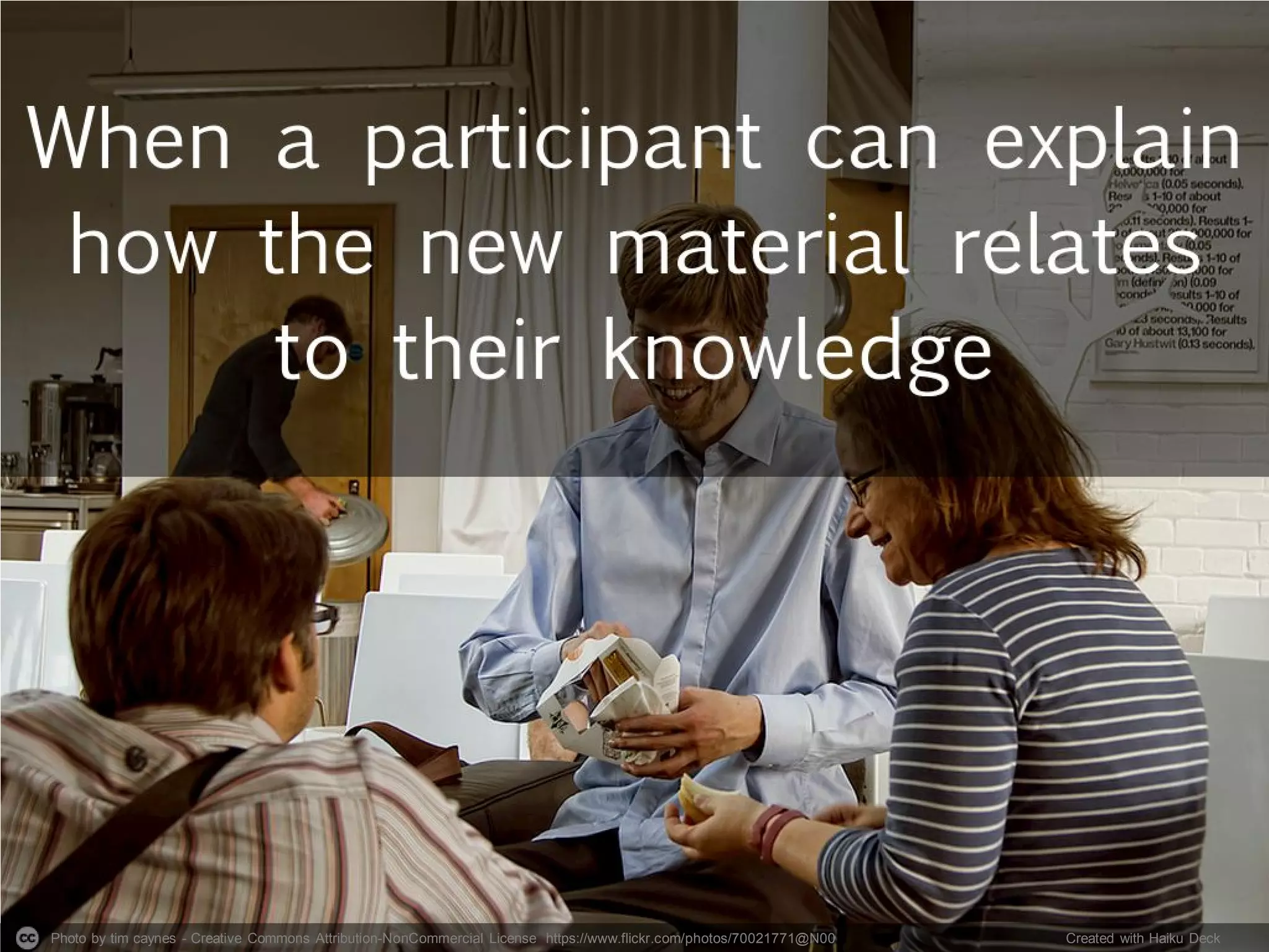 Photo by tim caynes - Creative Commons Attribution-NonCommercial License https://www.flickr.com/photos/70021771@N00 Created with Haiku Deck
 