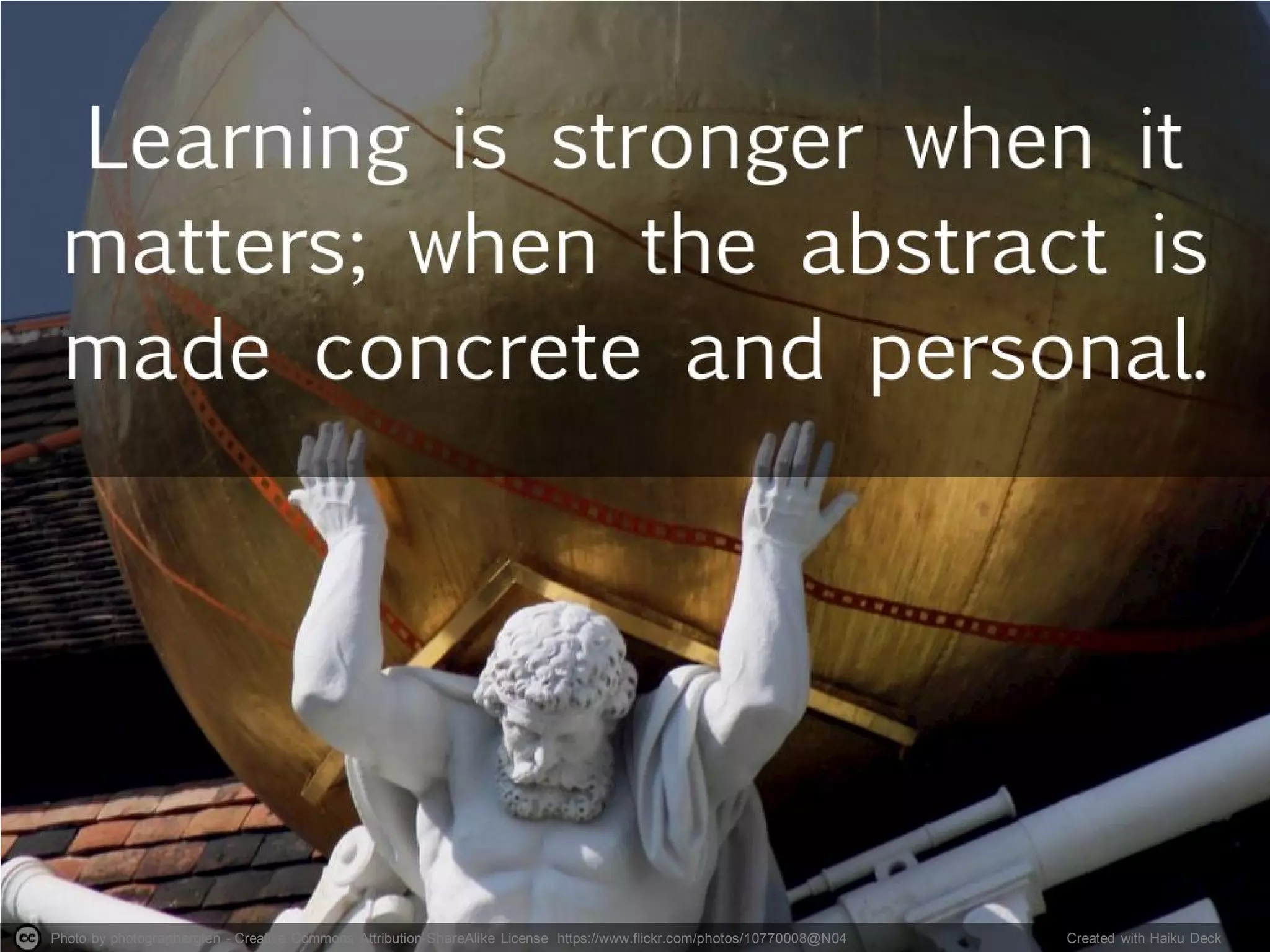 Photo by photographerglen - Creative Commons Attribution-ShareAlike License https://www.flickr.com/photos/10770008@N04 Created with Haiku Deck
 